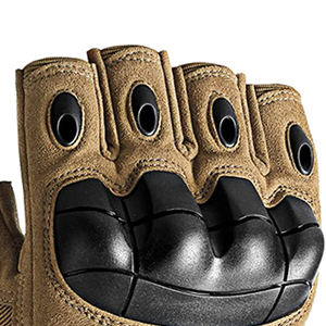 Gants tactiques demi-doigt hommes femmes enfants gants tactiques de plein air Sports spéciaux gants athlétiques demi-doigt en tricot - Product Image 4