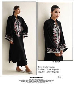 Tenue de soirée pakistanaise pour femme Salwar Kameez Collection d'été Costume indien et pakistanais - Product Image 5