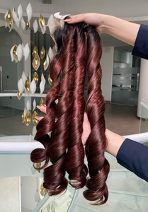 Máquina de rizos mágicos de un solo trama, personalizable, con rizos múltiples y voluminosos, de color natural vietnamita, para donantes. - Product Image 4