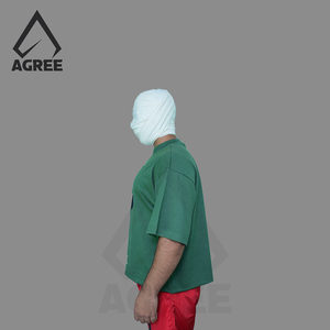 T-shirt Homme Coupe Boxy Oversize 100% Coton Écologique Respirant Manches Courtes Impression Réfléchissante Personnalisée - Product Image 5