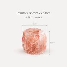 Beau bougeoir artistique en cristal sculpté à la main avec un style naturel romantique de conception de coeur pour la décoration intérieure - Product Image 5