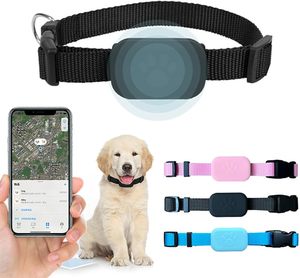 Mini <span class=keywords><strong>Collar</strong></span> Localizador GPS para Mascotas Gatos Animales, Impermeable y de Alcance Ilimitado, Dispositivo de Rastreo Compatible con Apple iOS FindMy - Product Image 1