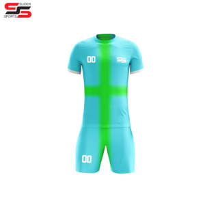 Ensemble d'uniformes de football à sublimation unisexe au design personnalisé Maillot de football bon marché pour adultes vêtements de sport - Product Image 1