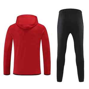 Fabricant Vêtements de sport Survêtements d'entraînement en polaire Gym Fitness Tech pour hommes Ensemble deux pièces Survêtement de jogging pour hommes - Product Image 2