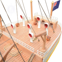 C023 - Maquette de bateau Titanic en bois peinte à la main, 142 cm, fabrication vietnamienne, design personnalisé pour décoration intérieure ou cadeau