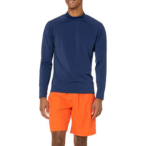 Vente en gros de t-shirts de sport pour hommes à manches longues respirants pour le surf, la plongée, la compression et la gym - Product Image 2