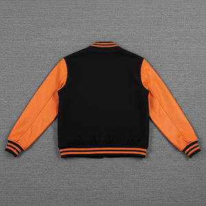 Veste universitaire longue d'hiver pour homme avec manches en coton Broderie de haute qualité Logo personnalisé Imperméable - Product Image 6