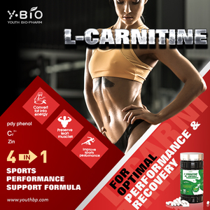 L-肉碱绿茶胶囊高级体重管理能量补充剂锌铬营养补充剂清真素食成人 - Product Image 2