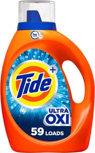 Detergente líquido para ropa Tide Plus Ultra Oxi HE 59 Load 92 Floz - Product Image 6