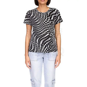Camisetas Casuales de Verano para Mujer, Sublimadas, 100% Algodón, Secado Rápido y Transpirables, Destaca en Cualquier Ocasión - Product Image 1
