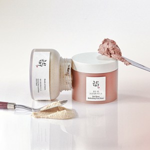 Hàn Quốc chăm sóc da Bộ Quà Tặng bùn Kem dưỡng ẩm rửa tắt gói Đậu đỏ làm mới lỗ chân lông mặt nạ 140ml - Product Image 1