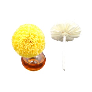 Diffuseur d'huile aromatique en bois Sola naturel fait à la main Mèche en coton réutilisable Fleur de rose Fleurs décoratives pour l'environnement Plantes - Product Image 3