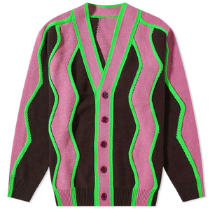 Suéter Casual de Primavera para Hombre y Mujer, con Logotipo Personalizado, Estilo Chevron en Zigzag, Suéter de Punto para Fraternidad o Hermandad Universitaria - Product Image 5