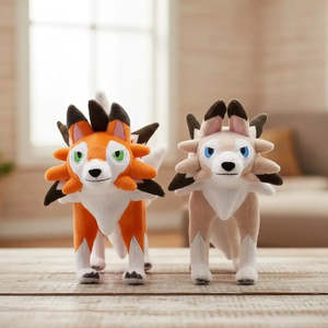 Peluche Súper Suave Personalizable de Lougaroc de Pokémon, para Día y Noche, Bolsa de Dinosaurio, Principalmente Hecho de Poliéster, Algodón y Algodón PP - Product Image 2
