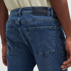 Pantalones Vaqueros Elásticos para Hombre, Moda Casual, Desgastados, Azules, Nuevos, de Alta Calidad, Lavados, Servicio OEM - Product Image 4