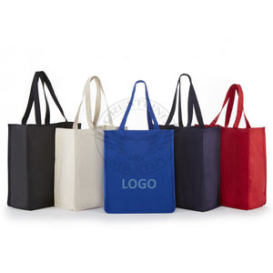 Sacs fourre-tout personnalisés en gros, écologiques, vierges, en nylon, avec logo promotionnel, sérigraphie, poignée en corde, quatre saisons - Product Image 2