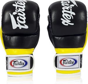 Venta caliente Fairtex Custom Genuine Mma Sparring Grappling Guantes de boxeo Punzonado Entrenamiento Custom Genuine Leather Shotter Guantes - Product Image 3