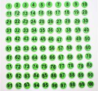 Jeton numérique/jetons de monnaie pour jeux de société et autres utilisations Forme ronde Plastique 1 à 100 Jeton numérique Pièces de monnaie sans trous