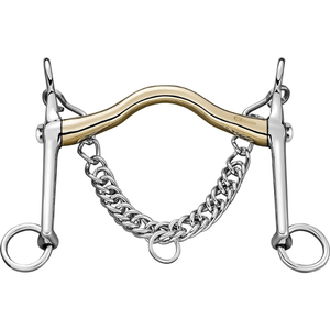 WEYMOUTH Low Port Offset Cuprum Horse Mouth Bits ecuestres de acero inoxidable de alta calidad - Product Image 1
