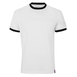 T-shirt en coton pour jeunes hommes 180 grammes Demi manches Style décontracté blanc avec motif durable et doux 100% coton - Product Image 1