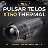 Télescope thermique portatif longue portée Pulsar Telos LRF XT50 1280x1024 2-16X 2300m, monoculaire de vision nocturne thermique à vendre