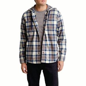 Chaqueta de pana pesada personalizada para hombre con bordado estilo Letterman de verano sobre camisa en tela de lona - Product Image 1