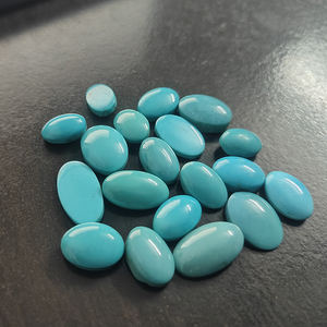20 Pcs Naturel Arizona Turquoise 14x10mm à 20x12mm Ovale Cabochon 156.75 Cts Lot Iroc Ventes Qualité USA Turquoise Cab US $233 - Product Image 3