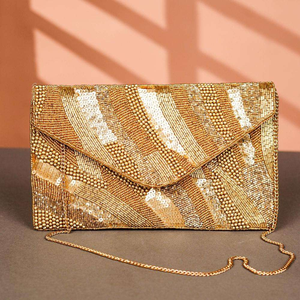 กระเป๋าคลัทช์กระเป๋าถือผู้หญิงกระเป๋าคลัทช์ลูกปัดกระเป๋าคลัทช์อินเดียแฟชั่นโดย glowin - Product Image 6