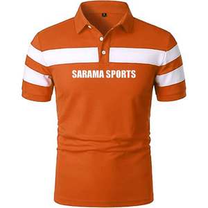 Camiseta deportiva transpirable con algodón de alta calidad Golf de manga corta de talla grande para hombre Polos al por mayor para hombre - Product Image 1