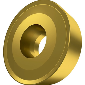 Inserto de torneado de alta velocidad ISO RCMX 2006MOS-341:6640 D.6.5mm MT-CVD con revestimiento dorado (paquete de 10 piezas) - Product Image 2