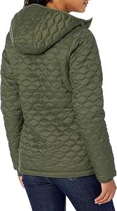 Wholesale Spring <b>Quilted</b> Puffer Jacket Women New Arrival Front Waterproof Eco-Friendly Polyester Casual Plus Size Plain Dyed - Product Image 4
