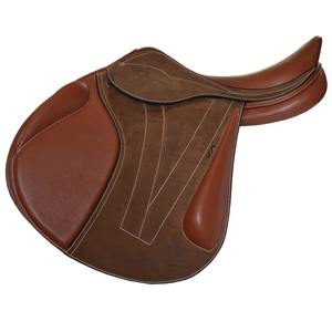Selle de polo en cuir de vache brun anglais de haute qualité, 17,5 pouces, logo personnalisé Lotus Global LG-ES-06 - Product Image 4
