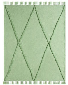 Manta de Jacquard de Algodón Bordada Estilo Boho de Última Moda con Flecos Largos, Directo de Fábrica - Product Image 6