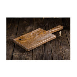 Planche à fromage de boucher en bois et en acier inoxydable ACACIA du fabricant, faite à la main, naturelle pour la cuisine à domicile. - Product Image 5