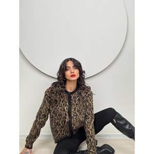 Cárdigan Informal de Punto con Estampado de Leopardo para Otoño-5017 - Product Image 5