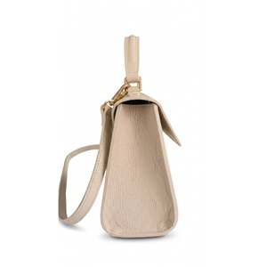 Sac à main structuré en cuir de vache véritable avec imprimé animal - Fabriqué en Italie - Product Image 4