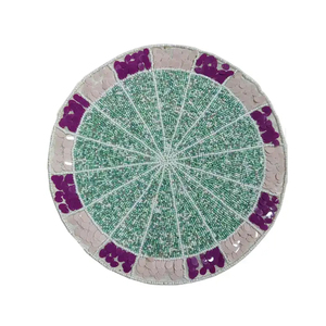 Sous-verres et sets de table brodés de fleurs de haute qualité, nouvelle collection d'Inde, proposés à des prix de gros compétitifs - Product Image 4