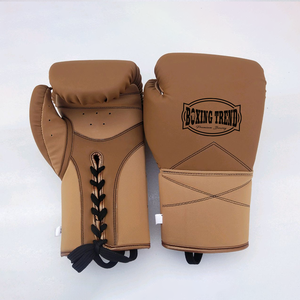 Tendance boxe Nouveaux gants de boxe en cuir de vachette véritable personnalisés Nouveau design 12oz 14oz 16oz Gold Real Winning - Product Image 1