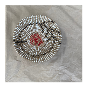 Cesta de plato de algas marinas, colgante de pared decorativo hecho a mano, Vietnam, mimbre de bambú de ratán Natural rústico, bohemio ecológico - Product Image 2