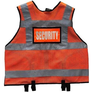 Security Guard Reflective Safety Clothing Security Vest Front Zipper Multifunctional Pockets Safety Vests Hi Viz Tactical Vest - Product Image 2