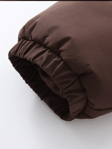 OEM logotipo personalizado invierno burbuja Puffer abrigos y chaquetas hinchadas Mujeres Customoized Streetwear chaqueta recortada - Product Image 5