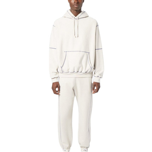 Sweat à capuche décontracté pour homme de qualité supérieure, 100% coton, polaire en polyester, logo personnalisé, sweat à capuche thermique d'hiver, sweat à capuche - Product Image 2