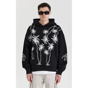 Sweats à capuche pour hommes en coton épais de haute qualité sweats à capuche surdimensionné unisexe sweats à capuche personnalisés - Product Image 2