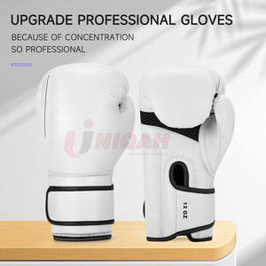 ถุงมือมวยหนังวัวแบบพรีเมี่ยม, ทนทานทนทานต่อการก่อสร้างสำหรับการฝึกซ้อมขั้นสูง - Product Image 1