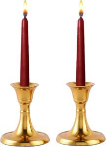 Antique CO Tapered 4 Inch Gold Metal <b>Candle</b> Stand Home Decoration for Easter Thanksgiving Birthday Occasions-<b>Bulk</b> Business Only - Product Image 2