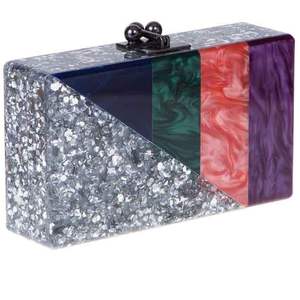 Fashion <b>Resin</b> Handbag <b>Kit</b> with Chain Straps - Product Image 2