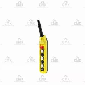 Estación de Control colgante de 6 botones CMK para grúa EOT modelo PLN IP65 440V 400A cuerpo de plástico de alta calidad uso pesado OEM - Product Image 3