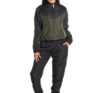 Conjunto Deportivo de Chaqueta Cortavientos y Pantalones para Hombre, Talla Grande, de Nailon, Ligero, con Forro de Malla, Impermeable, Transpirable, con Cierre de Cremallera - Product Image 3