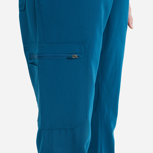 Vente chaude Personnalisé Noir Stretch Soins Infirmiers Gommage Ensemble Élégant Adulte Médical Hôpital Uniformes pour Femmes Fait Polyester Rayonne - Product Image 6