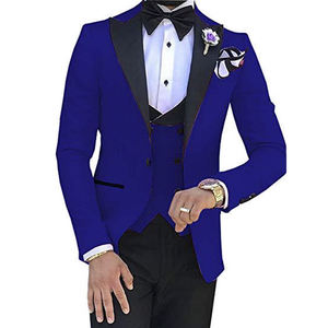 Conjunto de chaqueta y pantalones de tres piezas para fiesta de boda de otoño para hombre, trajes ajustados, traje de boda turco de alta calidad para hombre oficial - Product Image 1